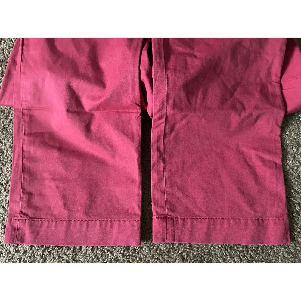 Polo Ralph Lauren Chino Pants Trousers Straight Leg Flat Front Pink 34x30 JBHS